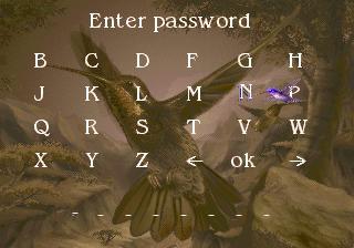 Menu - Password
